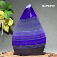 Load image into Gallery viewer, 1PC Natural Mineral Purple Agate Crystal Free Form Torch Home Decor