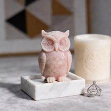 Load image into Gallery viewer, 1PC Natural Pink Opal Carvings Fox, Crow, Owl, Fairy for Healing