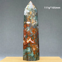 Load image into Gallery viewer, 1PC Natural Aquatic Moss Mineral Quartz Obelisk for Healing