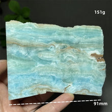 Load image into Gallery viewer, Natural Hemimorphite Mineral Raw Crystal Slice Home Decor
