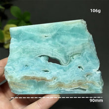 Load image into Gallery viewer, Natural Hemimorphite Mineral Raw Crystal Slice Home Decor