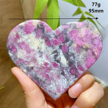 Load image into Gallery viewer, High Quality Natural Pink Tourmaline Smoky Quartz Lepidolite Crystal Heart