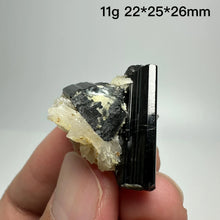 Load image into Gallery viewer, Natural Tanzania Black Tourmaline Mineral Specimen