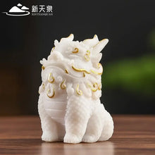 Load image into Gallery viewer, Natural Sandstone Pixiu Fortune Guardian for Wealth and Abundance