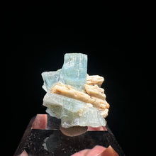 Load image into Gallery viewer, Natural Namibian Aquamarine Crystal Specimen – Raw Gemstone Mineral Stone for Collection &amp; Home Decor