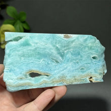 Load image into Gallery viewer, Natural Hemimorphite Mineral Raw Crystal Slice Home Decor