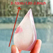 Load image into Gallery viewer, 1PC Natural Pink Agate Free Form Torch Home Decor