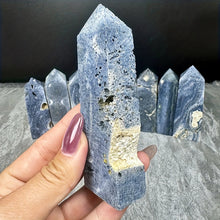 Load image into Gallery viewer, 1PC Natural Blue Coral Crystal Obelisk for Healing