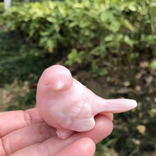 Load image into Gallery viewer, 1PC Natural Pink Opal Bird Carving Polished Home Decor