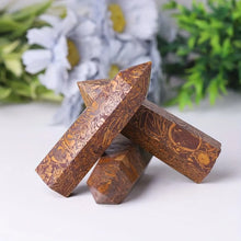 Load image into Gallery viewer, 1PC Coquina Jasper Obelisk for Healing