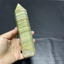 Load image into Gallery viewer, Natural Afghan Jade Crystal Obelisk – Polished Point Tower Wand for Collection &amp; Home Decor