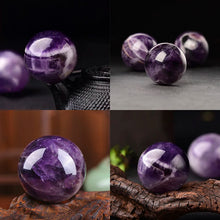 Load image into Gallery viewer, 30mm Polished Crystal Spheres – Multiple Stone Options – Wooden Base Sold Separately