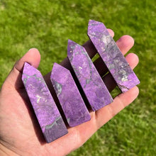 Load image into Gallery viewer, 1PC Natural Purpurite Raw Crystal Obelisk for Healing