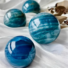 Load image into Gallery viewer, 1PC Stunning Natural Blue Onyx Sphere