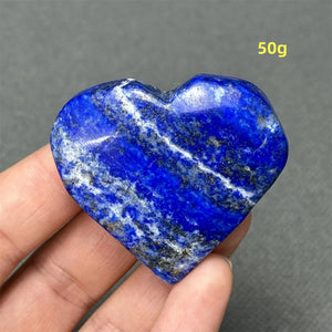 Lapis Lazuli Polished Heart Stone