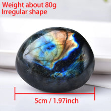 Load image into Gallery viewer, 1PCS Natural Blue Moonstone Raw Crystal – Elongated Hand Stone for Reiki, Healing &amp; Energy Work
