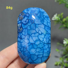 Load image into Gallery viewer, 1PC Natural Dragon Pattern Agate Palm Stone Polished