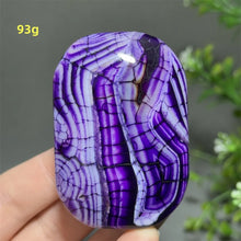 Load image into Gallery viewer, 1PC Natural Dragon Pattern Agate Palm Stone Polished