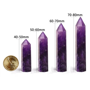 Natural Amethyst Obelisk