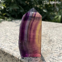 Load image into Gallery viewer, 1PC Natural Fluorite Crystal Polished Obelisk for Healing