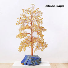 Load image into Gallery viewer, 1PC Natural Lapis lazuli Crushed Citrine Money Tree