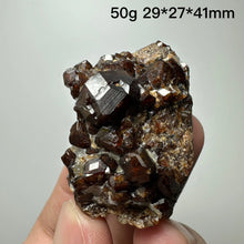 Load image into Gallery viewer, Natural Inner Mongolia Garnet Crystal Specimen – Raw Mineral Stone for Collection &amp; Home Decor