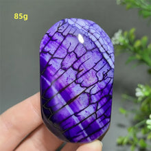 Load image into Gallery viewer, 1PC Natural Dragon Pattern Agate Palm Stone Polished