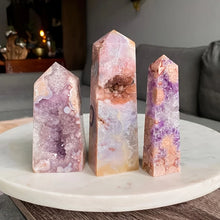 Load image into Gallery viewer, 1PC High Quality Pink Amethyst Crystal Obelisk for Healing