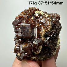 Load image into Gallery viewer, Natural Inner Mongolia Garnet Crystal Specimen – Raw Mineral Stone for Collection &amp; Home Decor