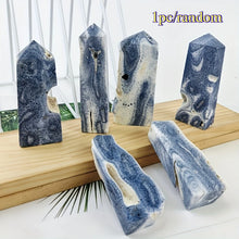 Load image into Gallery viewer, 1PC Natural Blue Coral Crystal Obelisk for Healing