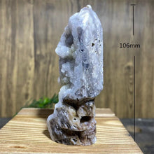 Load image into Gallery viewer, Natural Sphalerite Skull Carving Mineral Specimen