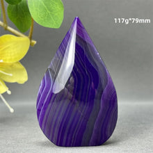 Load image into Gallery viewer, 1PC Natural Mineral Purple Agate Crystal Free Form Torch Home Decor