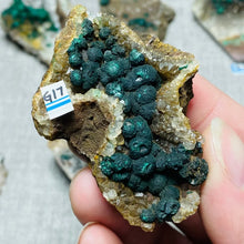 Load image into Gallery viewer, Natural Spherical Malachite Crystal Cluster – Raw Mineral Specimen for Collection &amp; Home Decor