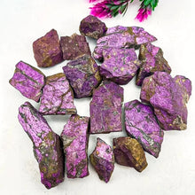 Load image into Gallery viewer, 1PC Natural Rare Purple Pyrite Raw Stone Iron Manganese Intercalated Mineral Specimen