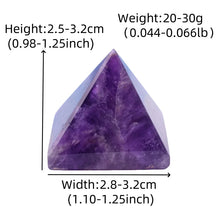 Load image into Gallery viewer, 1PC Natural Amethyst Polished Crystal Pyramid