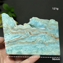 Load image into Gallery viewer, Natural Hemimorphite Mineral Raw Crystal Slice Home Decor