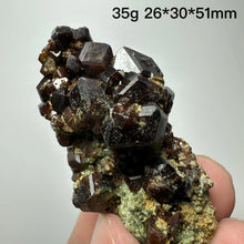 Load image into Gallery viewer, Natural Inner Mongolia Garnet Crystal Specimen – Raw Mineral Stone for Collection &amp; Home Decor