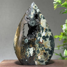 Load image into Gallery viewer, Natural Ocean Jasper Crystal Cluster – Ancient Freeform Mineral Specimen for Collection &amp; Home Decor