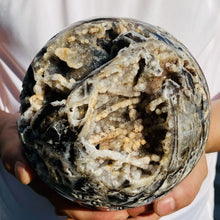 Load image into Gallery viewer, Natural Sphalerite Sphere Crystal Geode for Healing