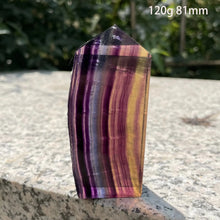 Load image into Gallery viewer, 1PC Natural Fluorite Crystal Polished Obelisk for Healing