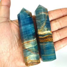 Load image into Gallery viewer, 1PC Blue Onyx Lemurian Calcite Healing Obelisk