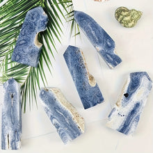Load image into Gallery viewer, 1PC Natural Blue Coral Crystal Obelisk for Healing