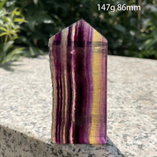 Load image into Gallery viewer, 1PC Natural Fluorite Crystal Polished Obelisk for Healing