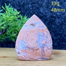 Load image into Gallery viewer, 1PC Natural Rare Pink Agate Geode Crystal Free Form Torch Specimen Home Decor