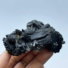 Load image into Gallery viewer, Natural Namibia Black Tourmaline with Clear Quartz Mineral Specimen for Healing