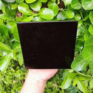 Natural Black Tourmaline Crystal Healing Energy Pyramid
