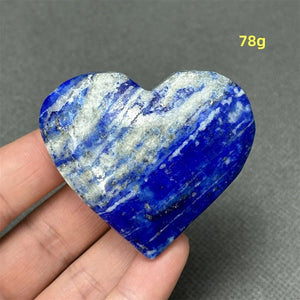 Lapis Lazuli Polished Heart Stone