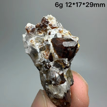 Load image into Gallery viewer, 1PC Natural Dark Brown Andradite Garnet Cluster Raw Crystal Mineral Specimen Home Decor