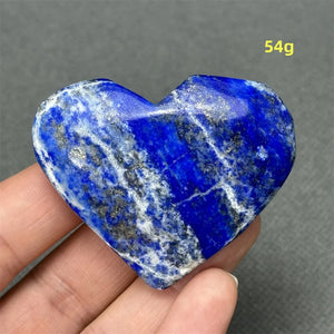 Lapis Lazuli Polished Heart Stone