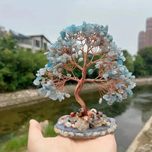 Load image into Gallery viewer, Crystal Aquamarine Money Tree